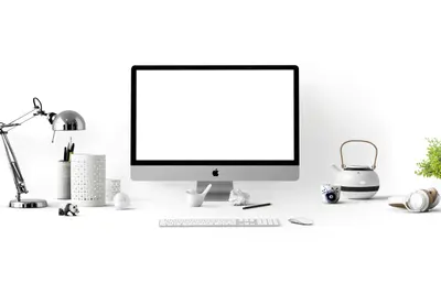studio desktop mockup template