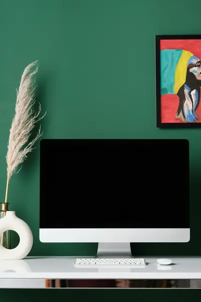 studio desktop mockup template