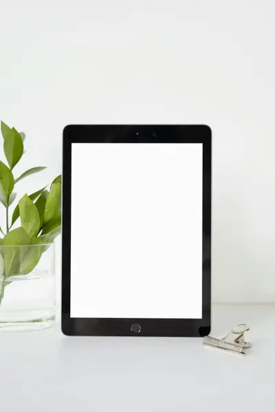 studio tablet mockup template