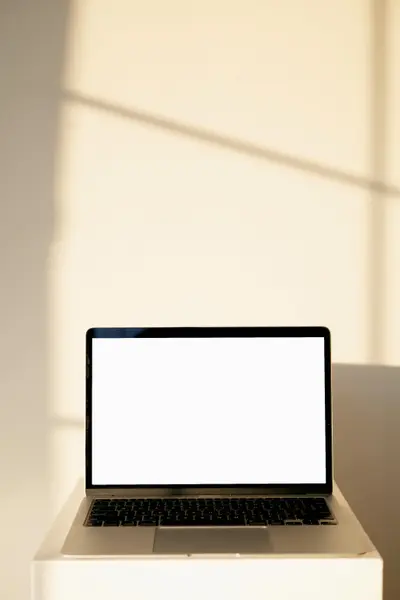 office laptop mockup template